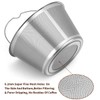 8-10 Cup Reusable Basket Permanent Coffee Filters, Compatible with BNUN