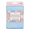 CALA - esponja de baño exfoliante, rectangular (color azul)
