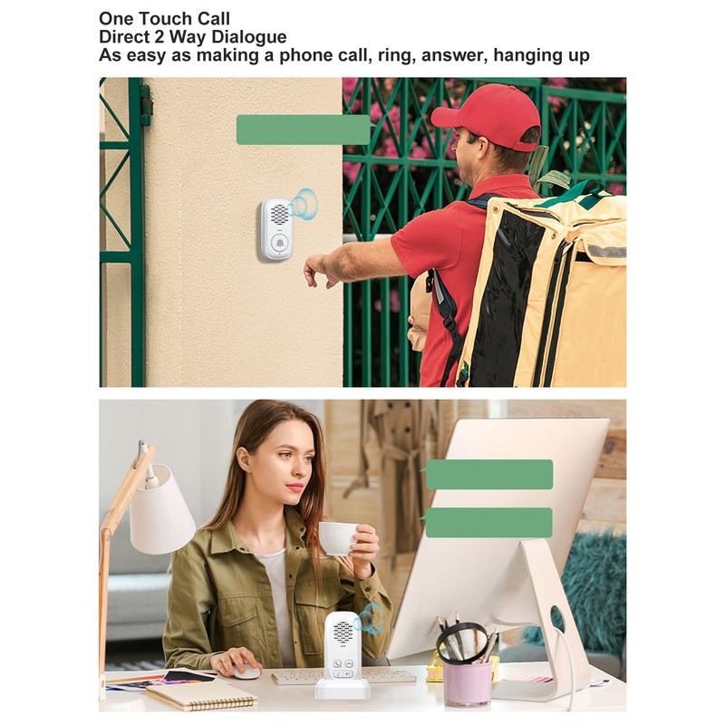 2 Way Voice Intercom 300m Long Distance Wireless Voice Intercom