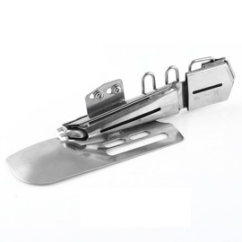 WQAPVHBG Sewing Machine Binding Attachment, Metal Binding Attachment for Sewing Machine, Practical Flat Seamer Folder for 2 Needle or 3 Needle Flat Lock Machines (1-3/8"-1/2")