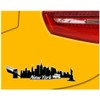Samunshi® New York Skyline Car Sticker City Printed 15 x