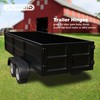 DURIGID Dump Trailer Hinges Door Hinge with Zerk Grease Fitting,