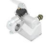 Motoforti Front Silver Tone Metal Motorcycle Brake Master Cylinder Pump