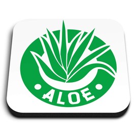 1 x Square MDF Fridge Magnet - Aloe Vera Beauty Skincare 4226