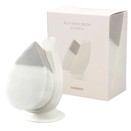 Shobido Rich Whip Brush, Shinka, Dense Facial Cleansing Brush, Off White, Antibacterial Bristles, Men's, Women's, Pores, Nostral Brush