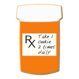 Pill Rx Bottle Cookie Cutter 3.75 in B1689