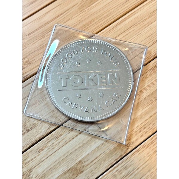 CARVANA Car Vending Machine Token Coin, 3", New Souvenir