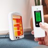 Wireless Thermostat Outlet Temperature Auto Detection LCD Backlit Temperature Controller
