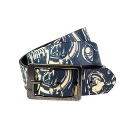 Lowlife of London Men's Motorhead Warpig Belt, Black, 34cm (Size:Medium)