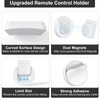 YYILIS YYILIS Magnetic Remote Control Holder Wall Mount, 4 Pack