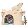 YKD Castle Chinchilla House, Small Animal Hideout for Chinchilla, Guinea