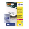 Avery L6008-5 Resistant Labels, Silver (A4 Sheet of 25 x