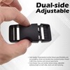 Lxnoap Quick Side Release Buckles 1" Wide Dual Adjustable No