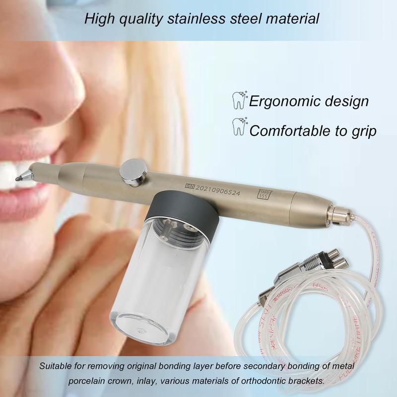 Dental Teeth Polisher Stainless Steel 4 Holes 360° Rotating Nozzle