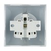 REV 0510052777 PlanoLuxe Earthed Contact Socket Surface-Mounted, White
