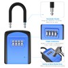 Newest AMIR Key Lock Box, Lock Box for Keys Outdoor,