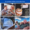 Walfinus 2 Stück XXL Microfasertücher Barista Tücher für Siebträgermaschinen Dampflanze