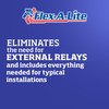 Flex-A-Lite Compact Adjustable Electric Fan Controller and Relay Kit with