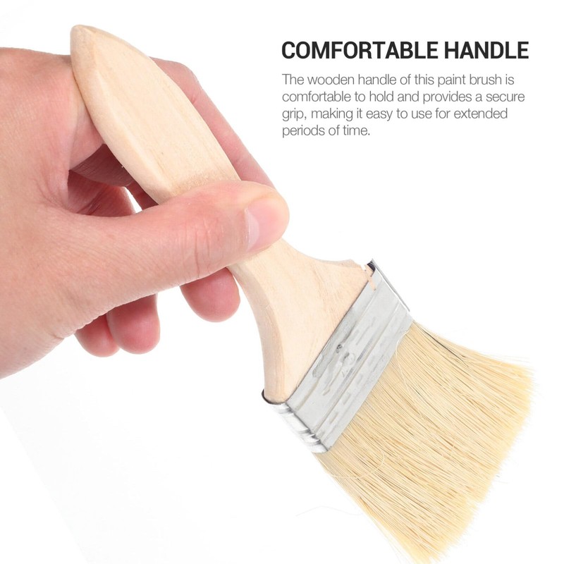 NUOLUX Paint Brushes Paint Brushes 10pcs Wooden Handle Paint Brush