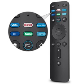 Universal Remote Replacement XRT260 for All VIZIO Smart TV Smartcast 4K P-Series V-Series D-Series M-Series XRT136 XRT140 , with Buttons for Netflix Disney Prime Video Hulu (No Voice Function)