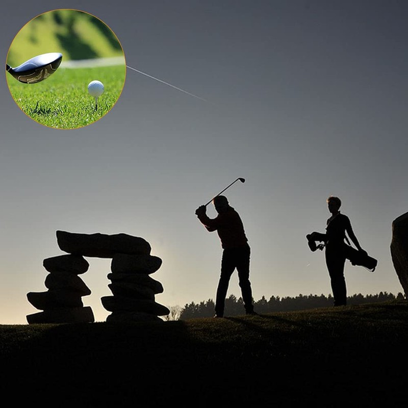 Plastic Golf Tees Golf Tee Holder with 12 Golf Tees