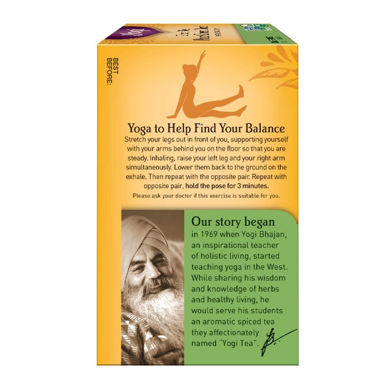 Yogi Tea, Green Tea Pure Green Decaf, 1.09 Ounce