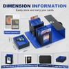 Stepane Portable Trading Card Storage Box, 3 In 1 Card