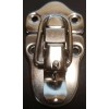 Furniture Knowledge Nickel Plated Drawbolt lock latch antique chest trunk