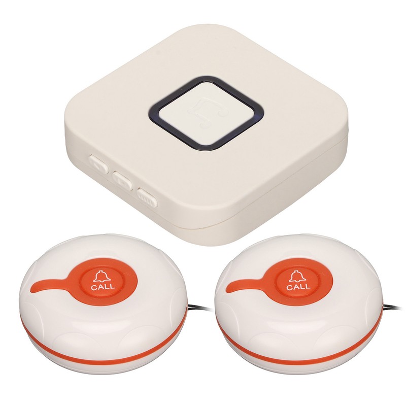 Elderly Monitoring Call Button 4 Gear Volume Adjustment Wireless ABS