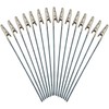 50Pcs Metal Wire Alligator Clamp Long-Tailed Alligator Iron Clip Clasp