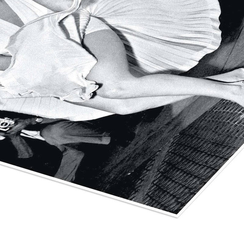 Celebrity Collection Marilyn Monroe Pose Poster 20x30cm Black and White