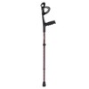 Ziggy Open Cuff Adjustable Crutch - Black Floral
