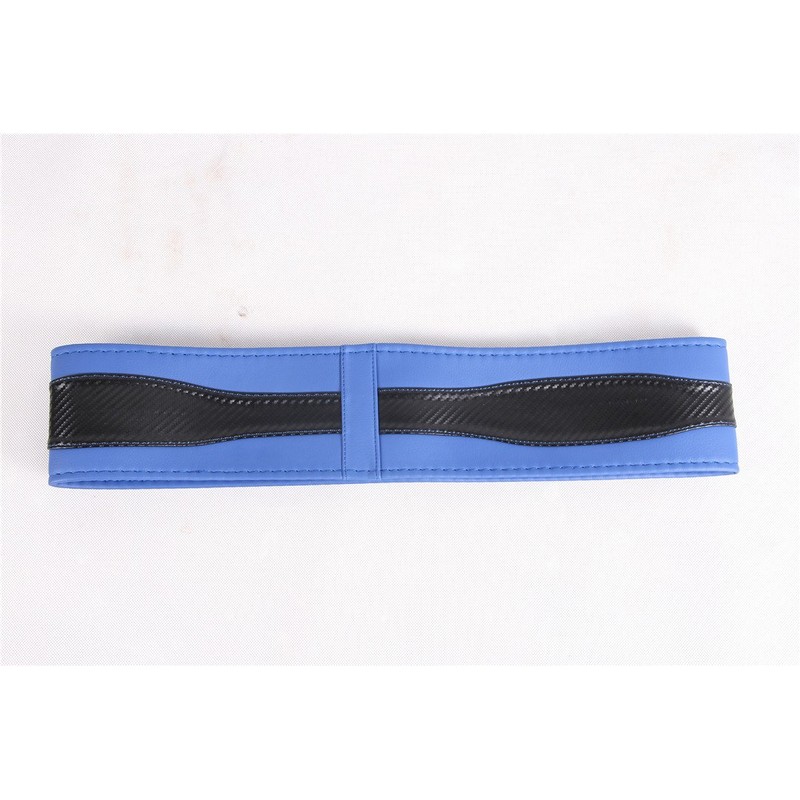 14.25"-15" Steering Wheel Wrap Cover PVC Leather Stitch on with