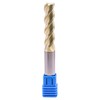 1/2" Solid Carbide Square Long End Mill - ZrN Coated,