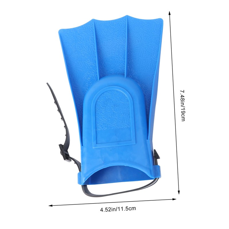 Kisangel 2pcs Swimming Fins Adjustable Diving Flippers Lightweight Snorkeling Training