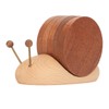 Snail Coaster Set with Magnet Cute Exquisite Eco Friendly Wood