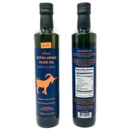 Oilladi Extra Virgin Olive Oil, Cold Extraction, Low Acidity, Mono-varietal, imported from Greece 500 ml