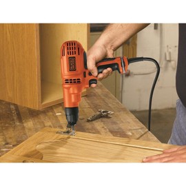 BLACK+DECKER Corded Drill, 5.5-Amp, 3/8-Inch (DR260C)
