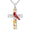 Cardinal Gifts for Women Cardinal Necklace for Women Mom Sterling