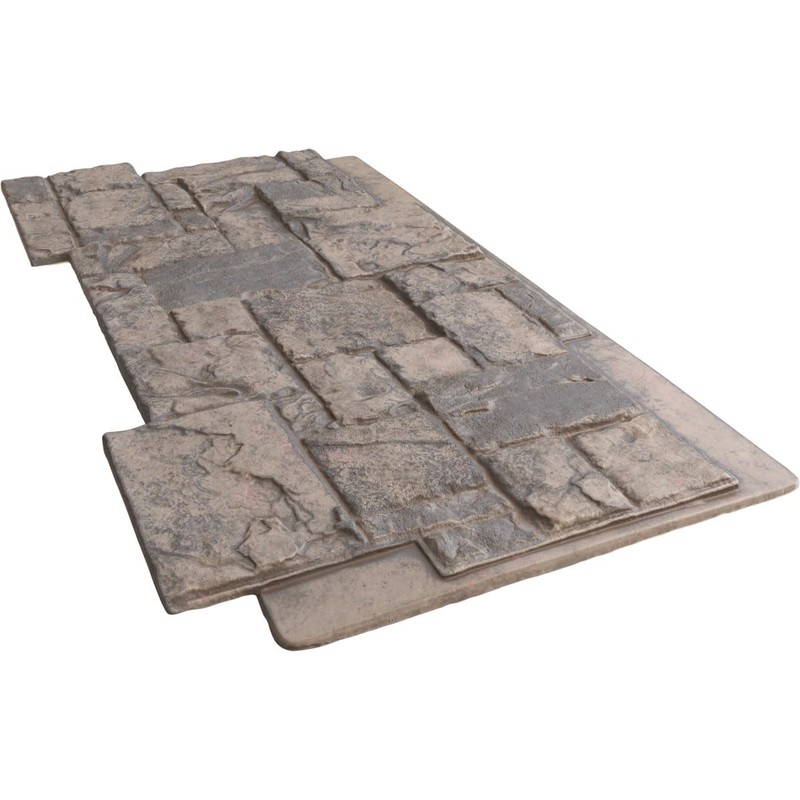 EverStone Castle Rock Faux Stone Panel, 49"W x 24 1/2"H
