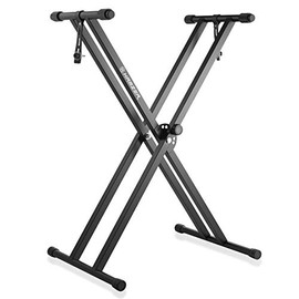 Hamzer Premium Heavy Duty Double Braced Adjustable X2 Style Music Piano Keyboard Stand
