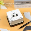 SIWEME 3D Art Calendar Memo Pad 2025,Creative Time Piece Calendar