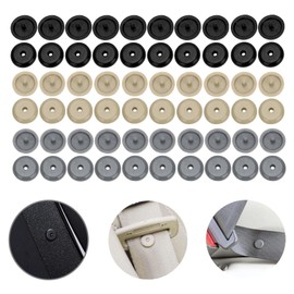 SHULLIN 30 Pairs of Seat Belt Stopper Universal Seat Belt Button Plastic Belt Stopper Seat Belt Stop Button Belt Stopper Seat Belt Made of Hard Plastic Strap Button for Car Belts