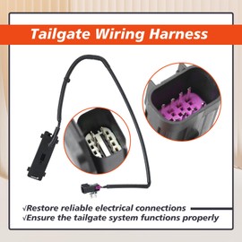 Mhrxusd 68096415AD Tailgate Wiring Harness Compatible with Dodge RAM 1500 2500 3500 Pickup 2013 2014 2015 2016 2017 2018 Truck Connector Harness Replacement Part