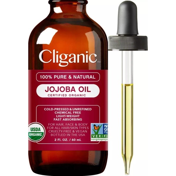 Cliganic Aceite De Jojoba Organico Jojoba Oil 60ml Piel Cabello Eg R7