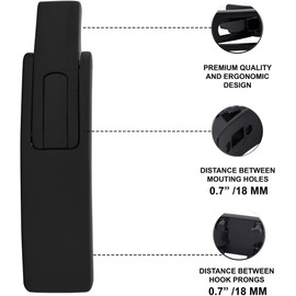 Replacement Lever Buckle for Power Weightlifting Belt, Strengthen Workout Training Gym Fitness Exercise Deadlift (Black)