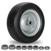 2 PCS 11x4.00-5" Lawn Mower Tires Flat Free,3/4" 5/8" 1/2"