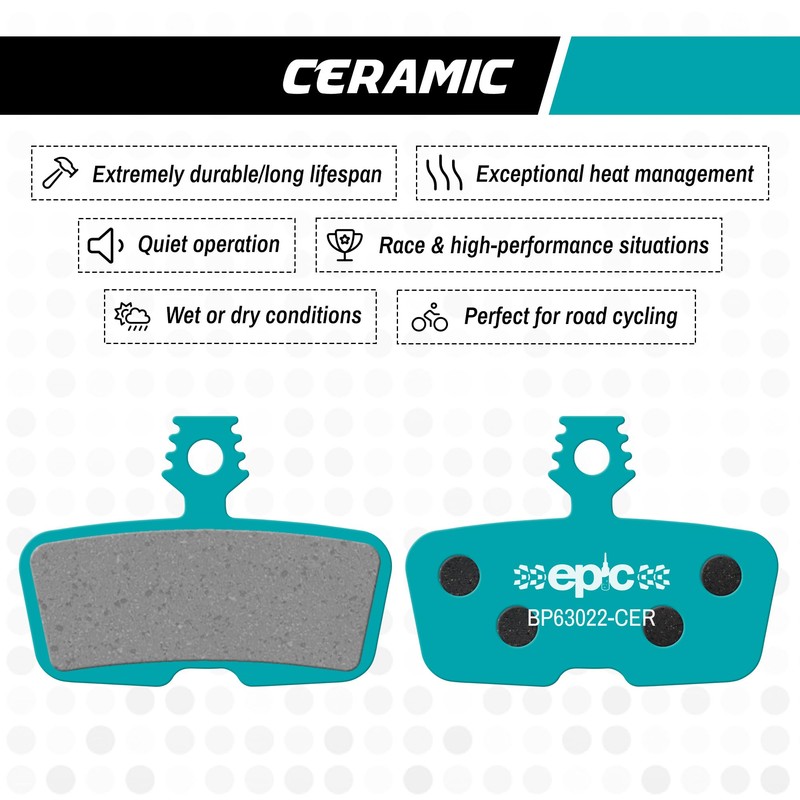 epic Disc Brake Pads for SRAM DB8, Motive, Code, Code