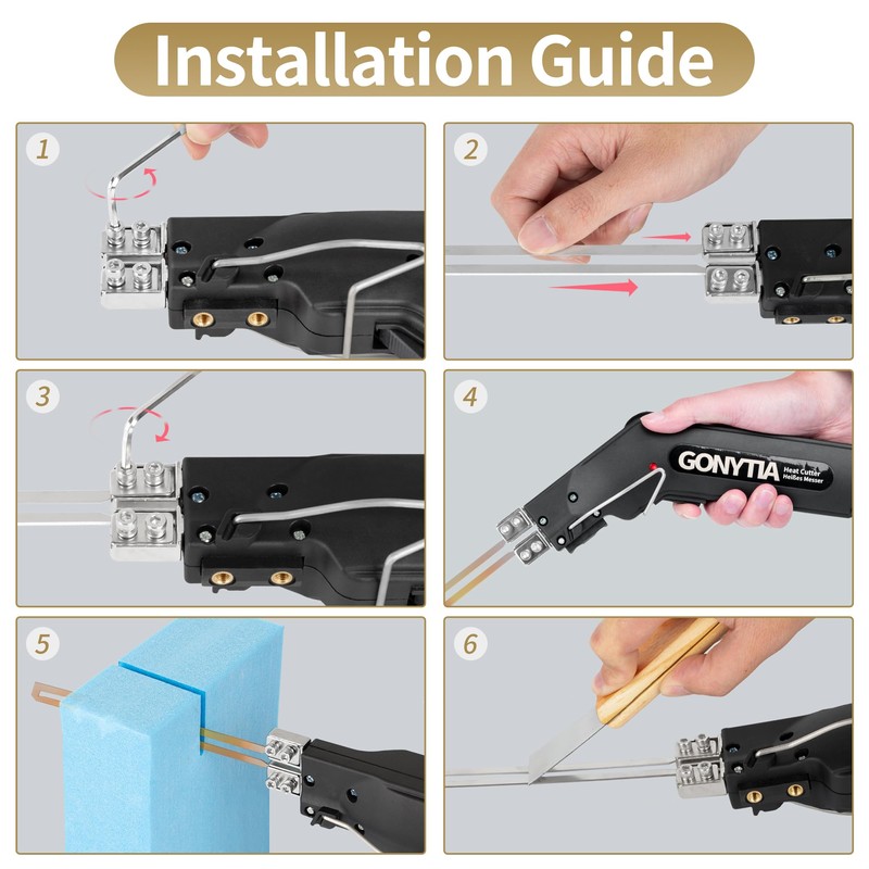 Gonytia Hot Knife Foam Cutter, Innovative Pro Styrofoam Cutting Tool