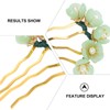 DOITOOL Versatile Jade Hairpin Chinese Design Elegant Hair Stick with